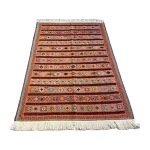 گلیم دستباف طرح محرمات خطی