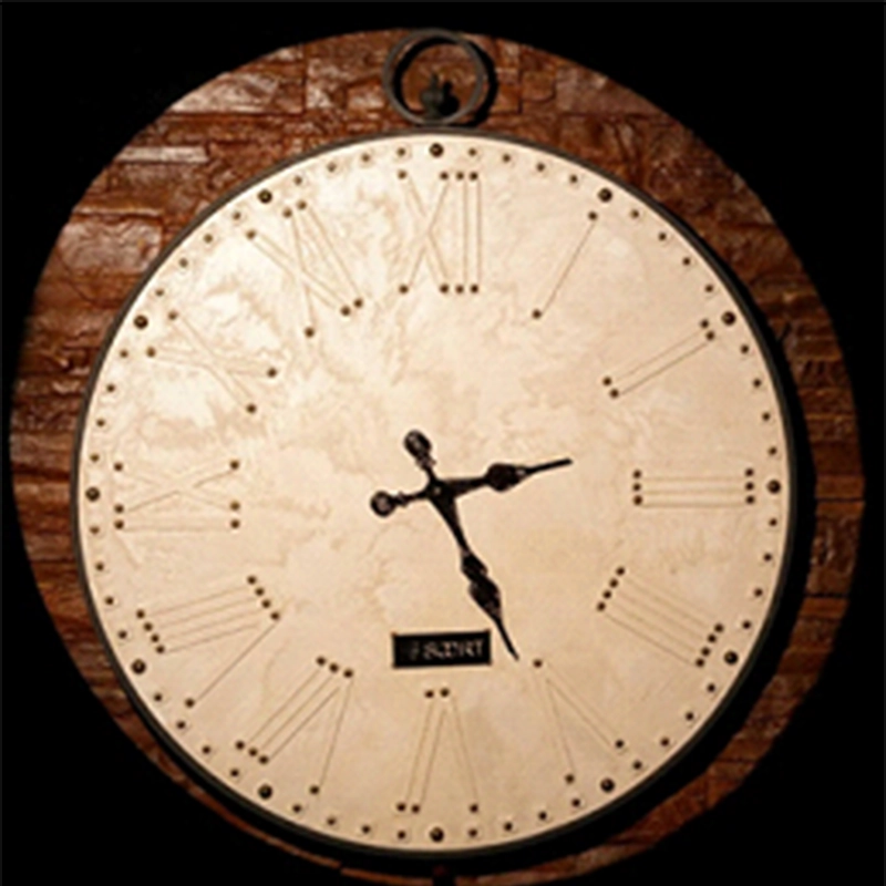 Handmade Koobeh Wall Clock with Quartz Stone ساعت دیواری دست ساز طرح کوبه سفید