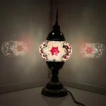 چراغ رومیزی ترکی دست ساز طرح ستاره