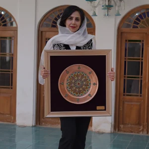 handmade enamel tableau