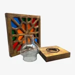 جاشمعی گره چینی دست ساز چوبی