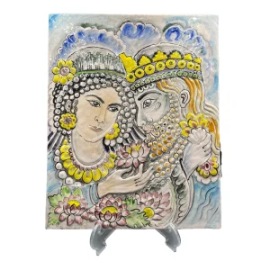 کاشی سرامیکی دست ساز نقش برجسته کوروش