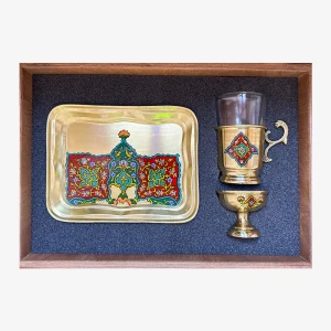 ست سرویس چایی خوری میناکاری طرح نجوا