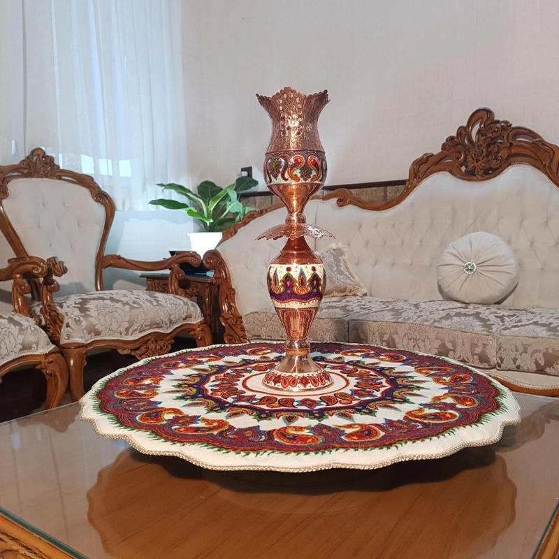 Handmade BlushingTulip Copper Pateh Set01 ست دست ساز پته و مس