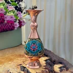 Handmade Copper Vase with Enamel Painting