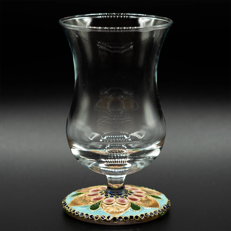 لیوان دو عددی پایه میناکاری دست ساز