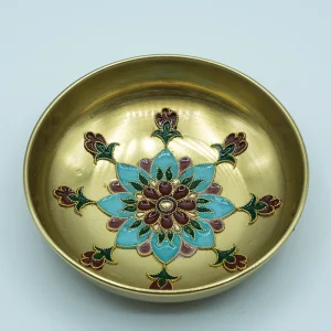 کاسه برنجی میناکاری دست ساز