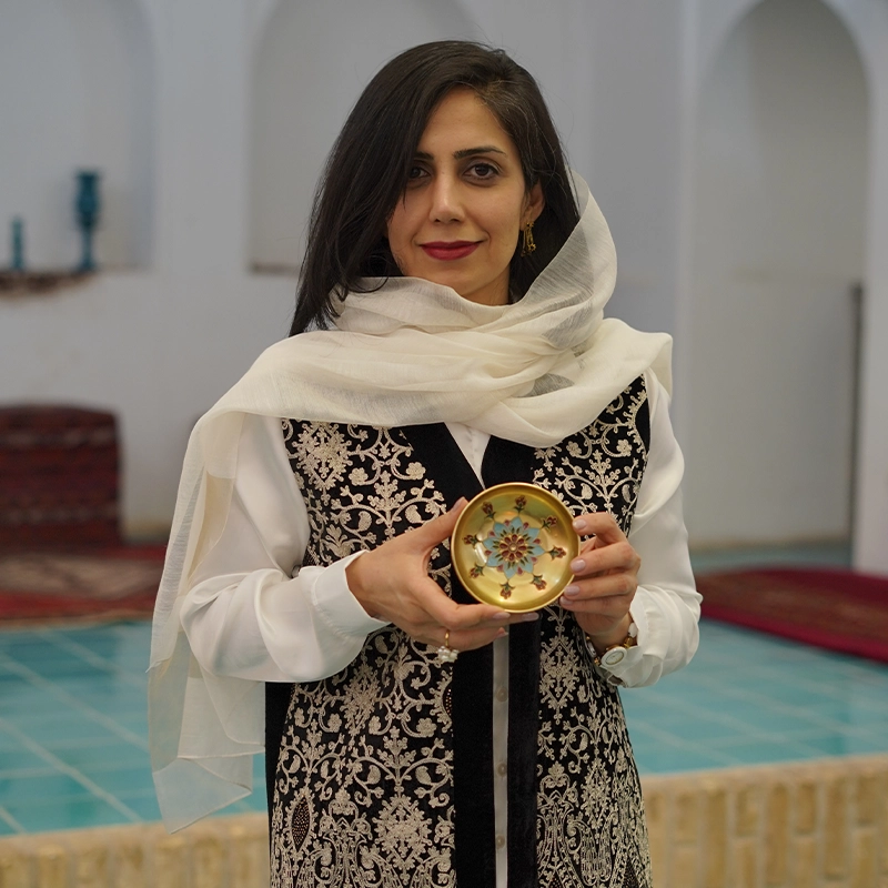 Handmade Enamel Brass Bowl