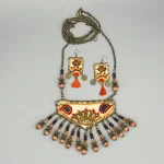 نیم ست پته دوزی دست ساز طرح مهسان