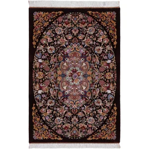 فرش دستباف ایلام 60 رج ابعاد ذرع و نیم