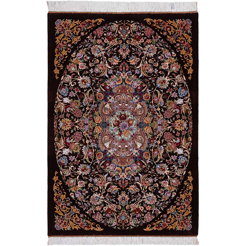 فرش دستباف ایلام 60 رج ابعاد ذرع و نیم