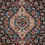 فرش دستباف کرمانشاه 60 رج ابعاد ذرع و نیم