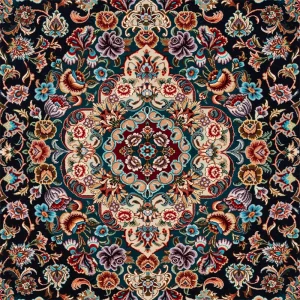 فرش دستباف کرمانشاه 60 رج ابعاد ذرع و نیم