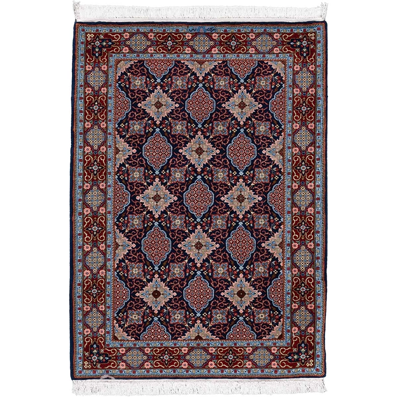 فرش دستباف همدان 40 رج ابعاد ذرع و نیم