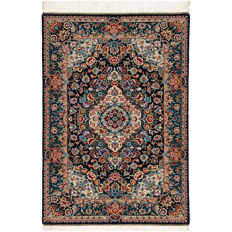 فرش دستباف کرمانشاه 60 رج ابعاد ذرع و نیم