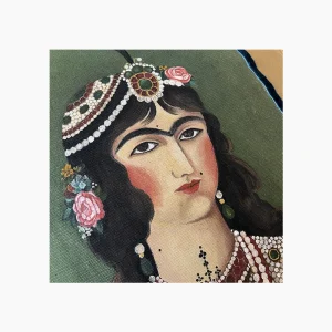 کوسن سنتی دست ساز طرح شاهزاده ایرانی