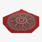 پته دست ساز قرمز با نقش بته جقه