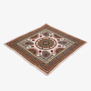 پته دست ساز طرح گلدوزی‌‌‌های رنگارنگ