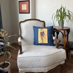 کوسن سنتی دست ساز طرح چوگان