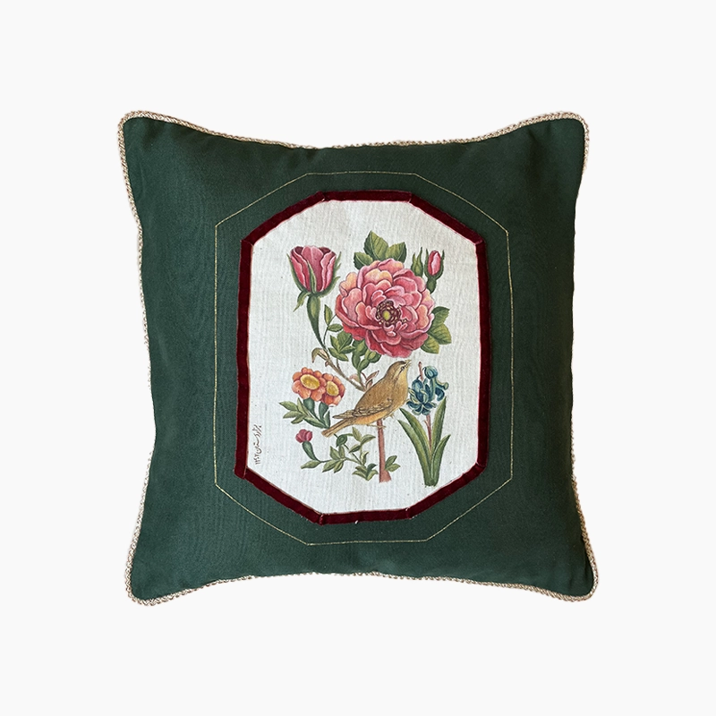 کوسن سنتی دست ساز طرح عشق جاودان