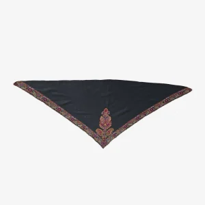 شال پته دوزی دست ساز طرح نگین درخشنده شب