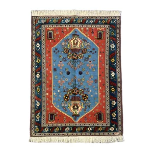 گلیم دستباف طرح گلدان