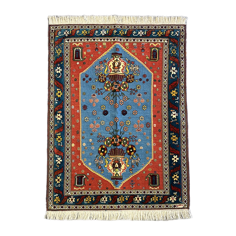 گلیم دستباف طرح گلدان