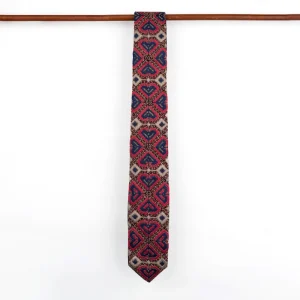 کراوات سوزن دوزی بلوچی طرح سنتی قلب