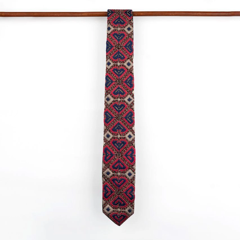 5 کراوات سوزن دوزی بلوچی طرح سنتی قلب