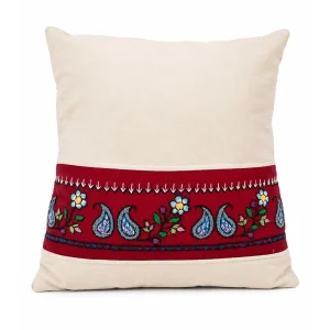کوسن سنتی پته دوزی طرح بته رنگین