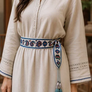 کمربند پته دوزی طرح قهر و آشتی