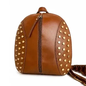 کوله پشتی چرمی دست‌ دوز مدل آرمیتا