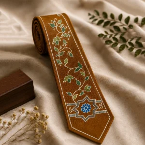 کراوات پته‌ دوزی با نقوش نگار ایرانی (چهار طرح)