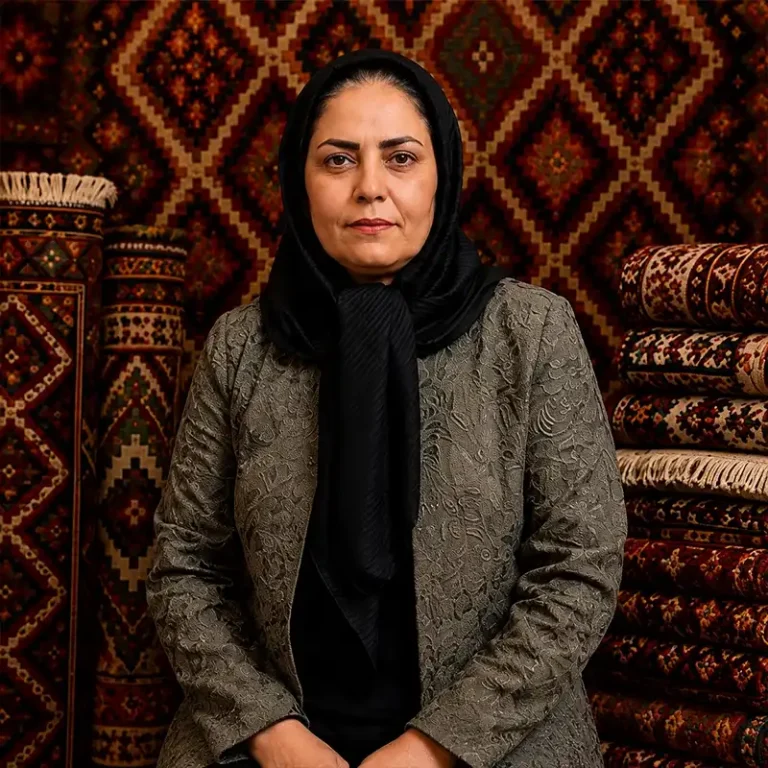 پشت‌صحنه کار خانم مهین سیوندی