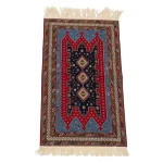 گلیم دستباف شیریکی پیچ طرح تاج‌نقش