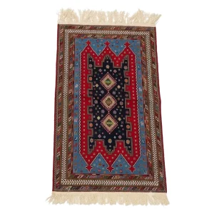 گلیم دستباف شیریکی پیچ طرح تاج‌نقش