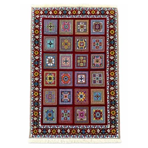 گلیم دستباف شیریکی پیچ طرح هزار نقش