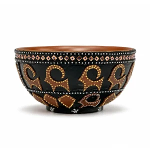 کاسه معرق چرم طرح شکوه پارسی