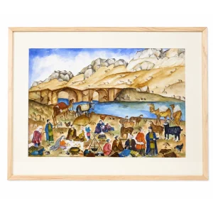 تابلو نقاشی رنگ و روغن طرح کوچ