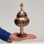 شکلات خوری الماس تراش مسی طرح بوستان شبگون