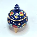 شکلات خوری میناکاری سفالی طرح آسمان لاجوردی