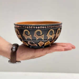 کاسه معرق چرم طرح شکوه پارسی