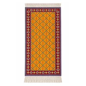 گلیم دستباف شیریکی پیچ طرح آفتاب کویر